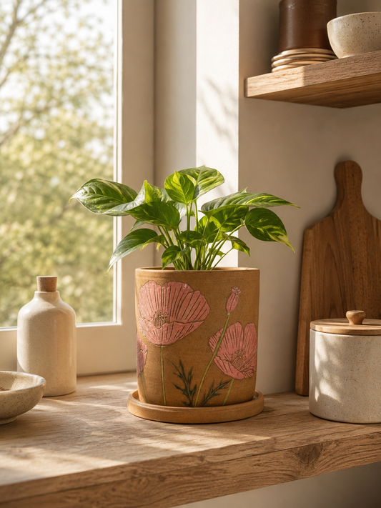 Poppy Bloom Planter