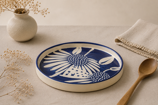 Marine Daisy Plate