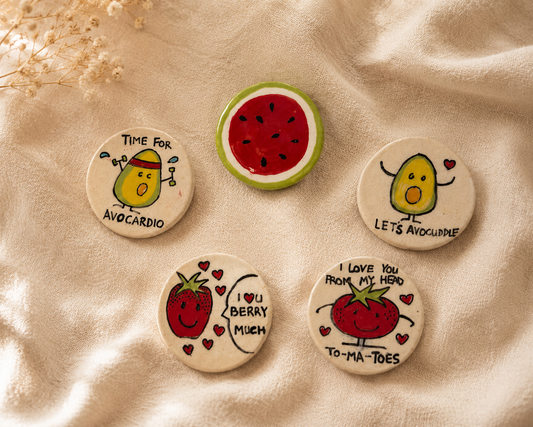 Fruit Pun Magnets