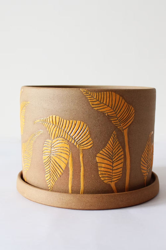 Palm Leaf Planter