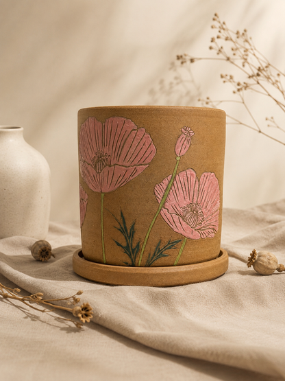 Poppy Bloom Planter
