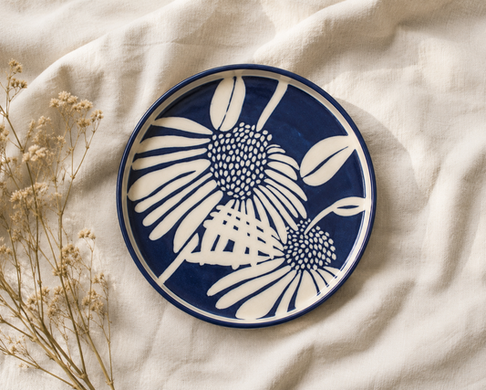 Marine Daisy Plate