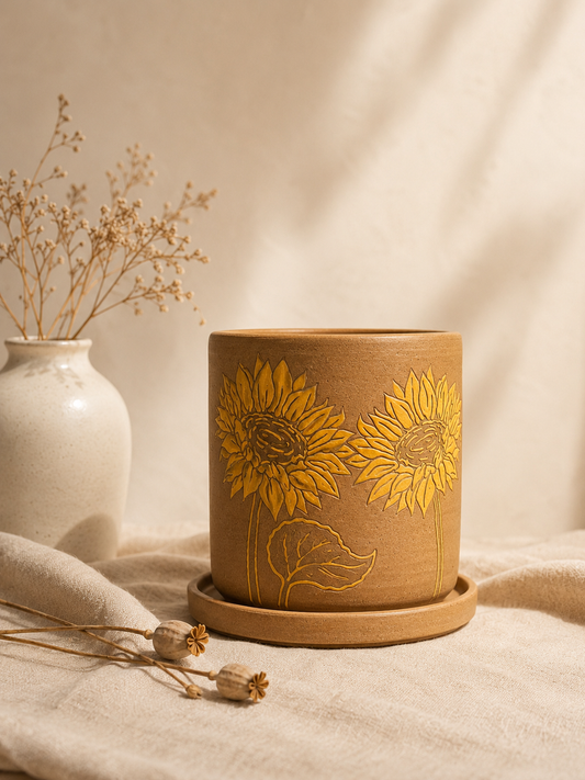 Sunflower Bloom Planter