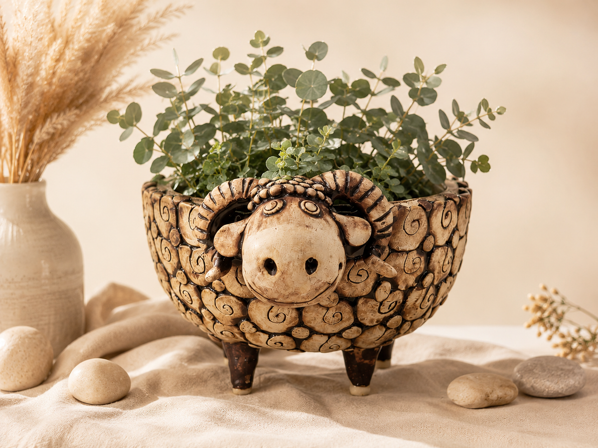 Woolly Meadow Planter