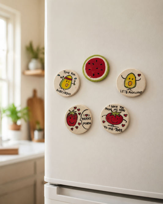 Fruit Pun Magnets