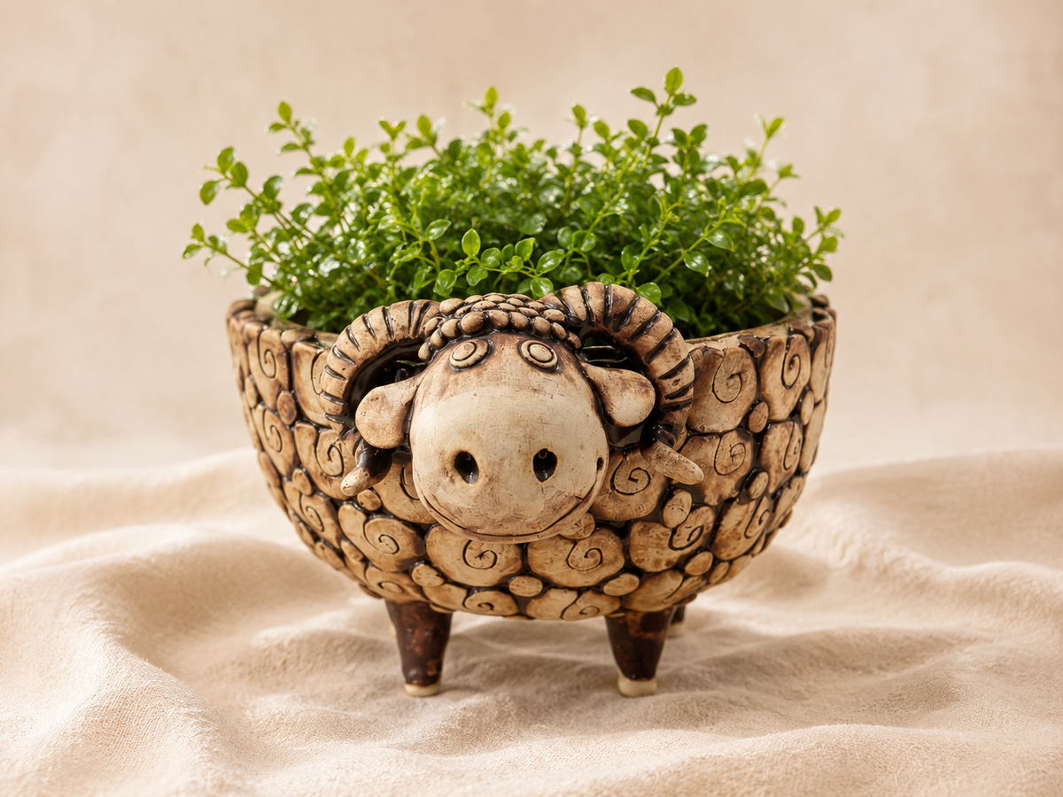 Woolly Meadow Planter