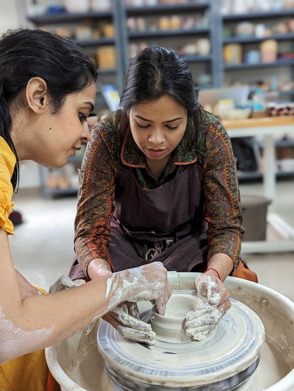 Valentines Special -Pottery On Wheel
