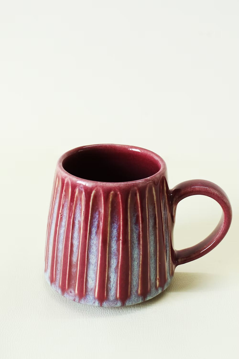Burgundy Drip Mug